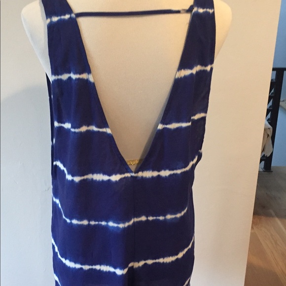 F21 Blue Tie Dye Romper - Picture 5 of 6